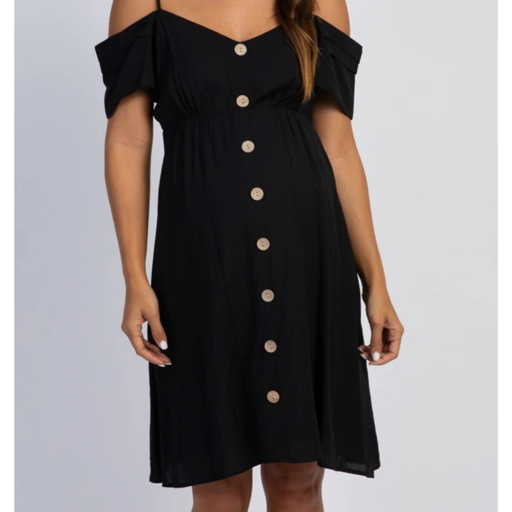 Pink Blush Maternity Dress